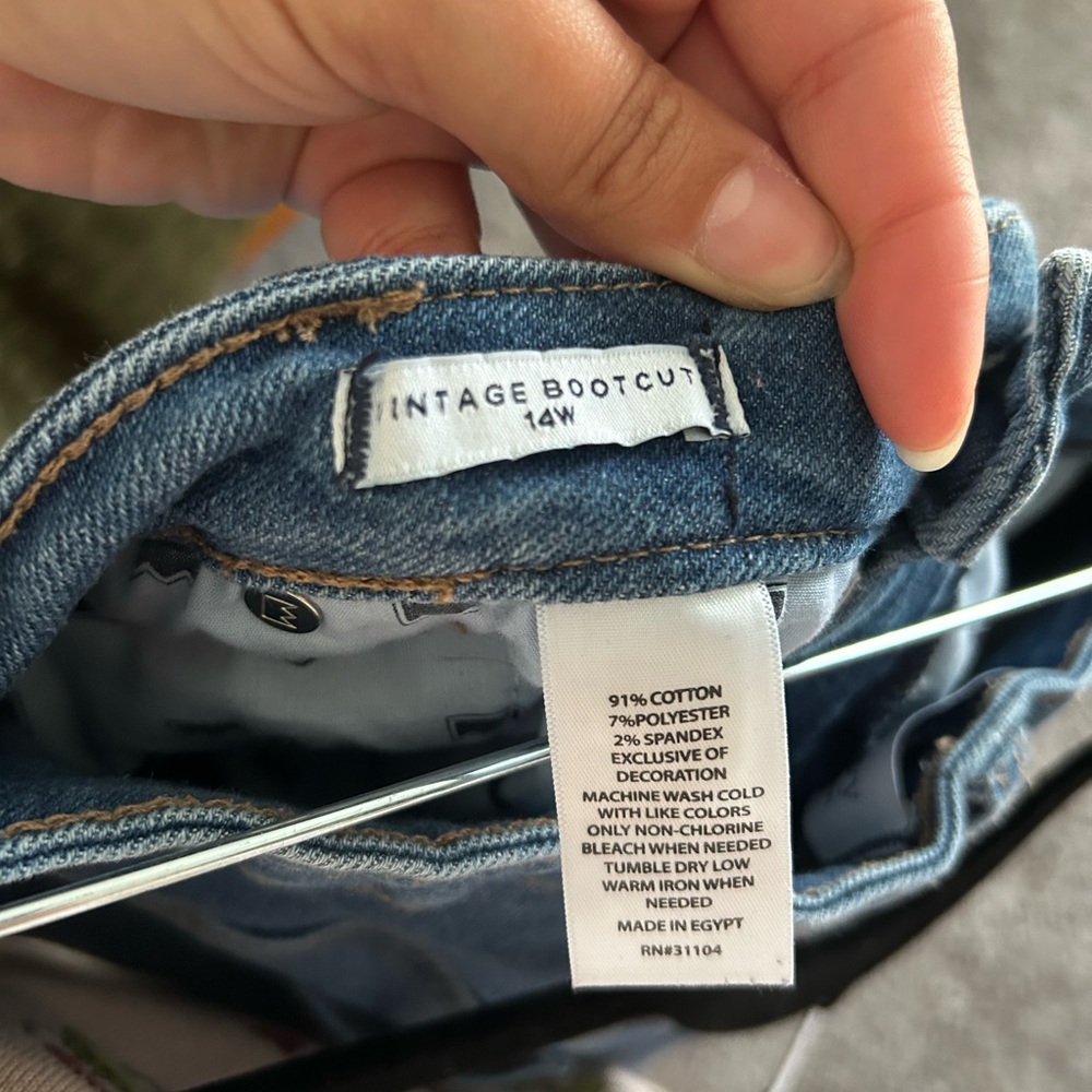 crown & ivy Dark Blue Bootcut Jeans - Picture 4 of 5